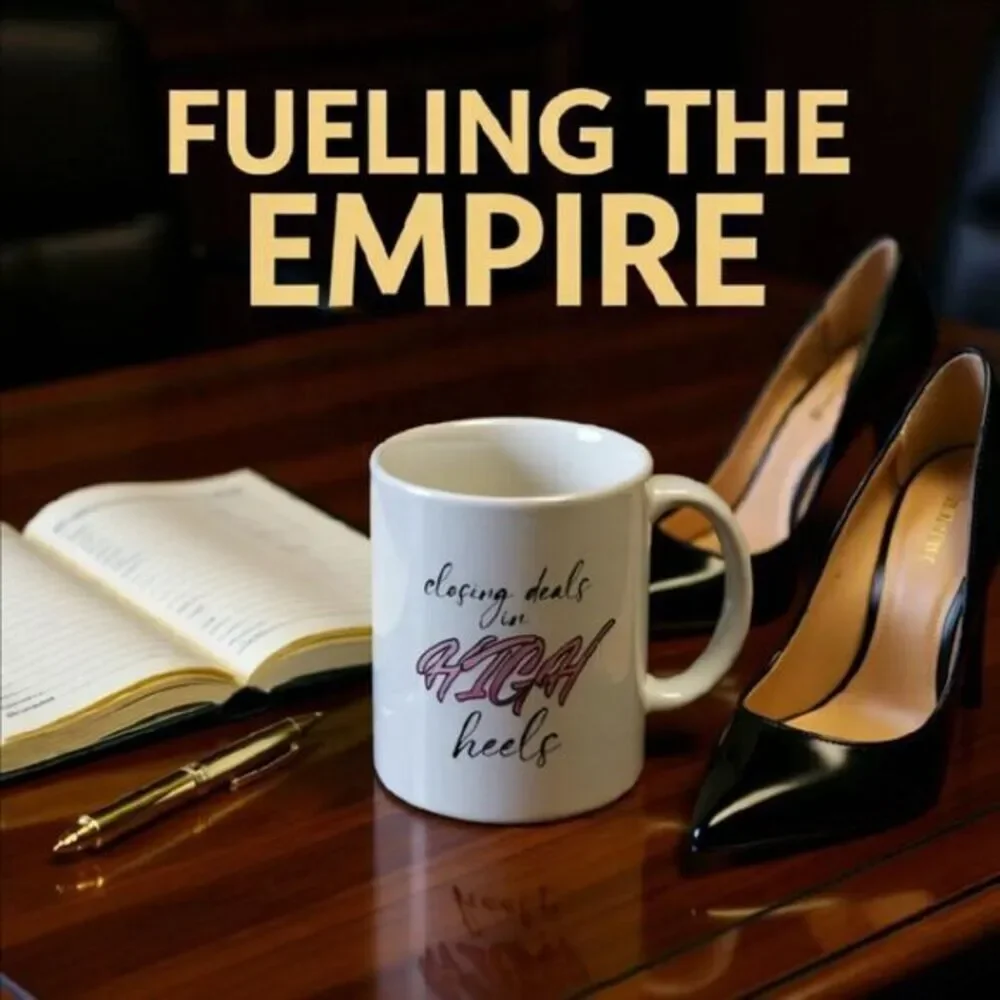 2Sided Boss Lady Mug! Closing Deals in High Heels! Boss Babe - Working Girl Vibe